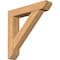Ekena Millwork Traditional Slat Smooth Bracket w/ Offset Brace, Western Red Cedar, 7 1/2"W x 38"D x 38"H BKT0806X38X38TRA06SWR - alternate 1